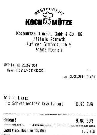 dmes Hffner Kochmtze Restaurant